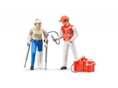 Набор Bruder, Фигурки Скорая помощь с аксессуарами 1-00216043_4