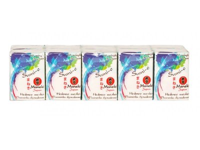 Платочки бумажные Maneki без аромата 3 слоя, 10*10 шт. 1-00216572_1
