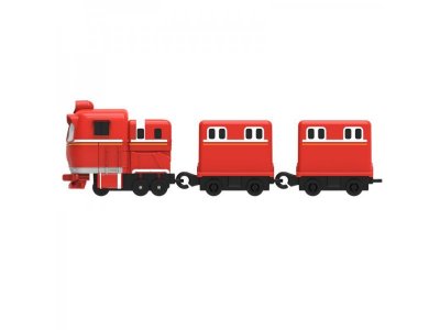 Игрушка Robot Trains, Паровозик с двумя вагонами Альф 1-00216436_3
