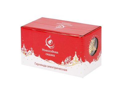 Гирлянда Новогодняя сказка, Звездочки 20 LED, 1 режим, прозрачный провод, металл, 4,9м 1-00216933_2