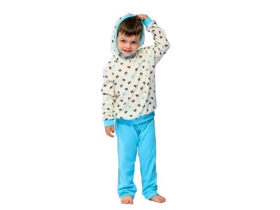 Комплект Марвелин детский (футболка с капюшоном, длинными рукавами+брюки) 1-00209826_2