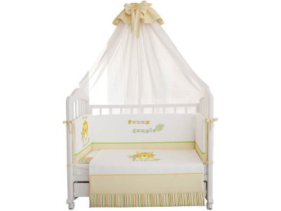 Комплект в кроватку Fairy, Джунгли, 7 предметов 1-00122506_1