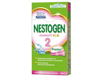 Смесь Nestle Nestogen 2 Комфорт Plus 350 г 1-00218309_1