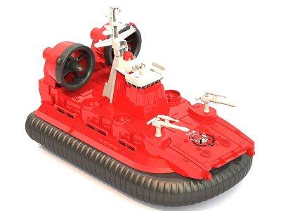 Игрушка Нордпласт, Катер-амфибия на воздушной подушке Пожарный 1-00219505_1