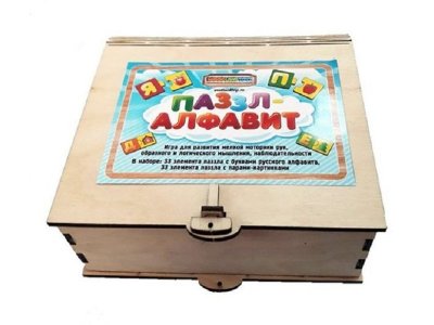 Пазл Woodland, Алфавит 1-00220394_2