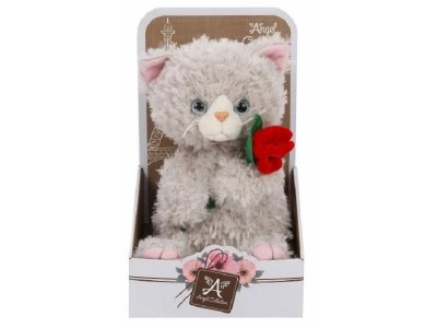 Мягкая игрушка Angel Collection, Котик с цветком Cat story 1-00220407_1