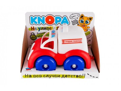 Игрушка Knopa, Машинка Скорая помощь, 22 см 1-00220747_1