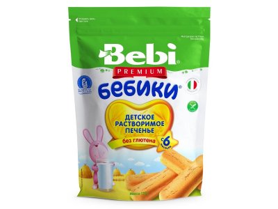 Печенье Bebi Premium, Бебики без глютена 170 г 1-00088501_1