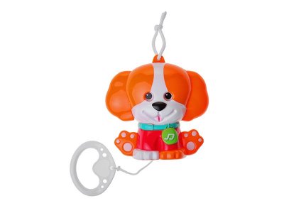 Погремушка S+S Toys, Собака с подвижными и звуковыми элементами 1-00218713_1