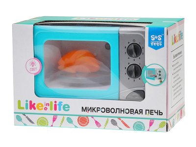 Игрушка S+S Toys, LikeToLife Микроволновая печь с вращающимся элементом, с подсветкой 1-00218738_3