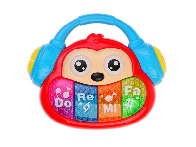 Игрушка развивающая S+S Toys, Bambini Пианино Музыкальное ЗОО со светящимися элементами 1-00218748_6