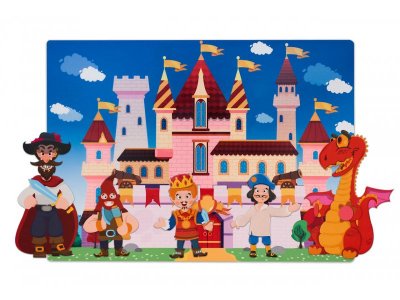 Игрушка из дерева Mr. Bigzy, Магнитная игра Сказки Царство 1-00223441_1