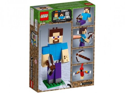 Конструктор Lego Minecraft, Большие фигурки: Стив с попугаем 1-00224123_2