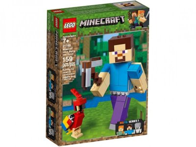 Конструктор Lego Minecraft, Большие фигурки: Стив с попугаем 1-00224123_3