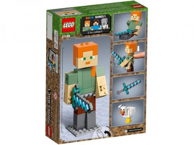 Конструктор Lego Minecraft, Большие фигурки: Алекс с цыплёнком 1-00224124_3