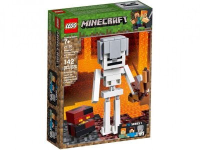 Конструктор Lego Minecraft, Большие фигурки: скелет с кубом магмы 1-00224125_3