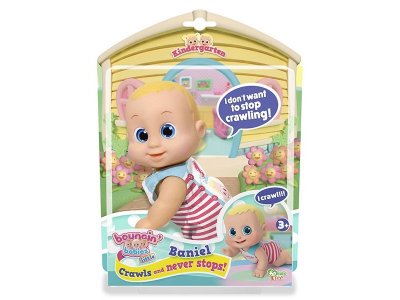 Игрушка интерактивная Bouncin' Babies, Кукла Баниэль ползущая 16 см 1-00226615_3