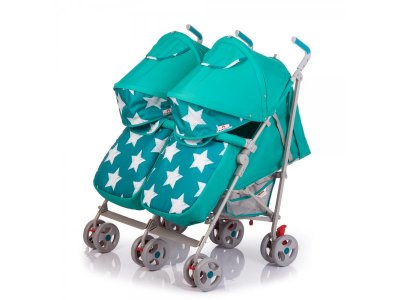 Прогулочная коляска для двойни трость BabyHit Twicey 1-00226655_2
