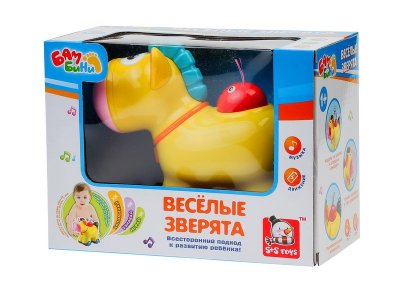 Игрушка развивающая S+S Toys, Bambini Веселые зверята, музыкальная 1-00218467_4