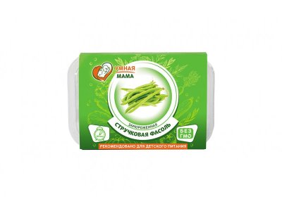 Стручковая фасоль Умная мама, быстрозамороженная 200 г 1-00226874_1