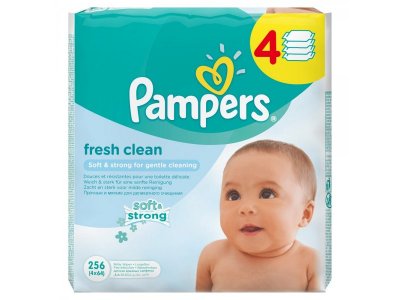 Салфетки влажные Pampers Baby Fresh Clean, 256 шт. 1-00061353_3