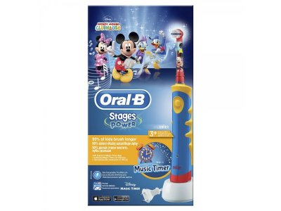 ЛИКВИДАЦИЯ! Зубная щетка Oral-B электрическая детская Mickey for Kids D10.513К (тип 4733) 1-00151828_2
