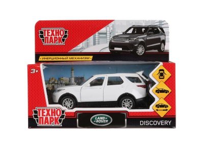 Модель Технопарк, машина Land Rover Discovery, открыв. двери, инерц. 12 см 1-00227736_1