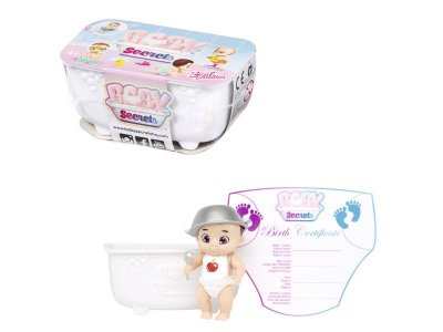 Набор игровой Zapf Creation, Baby Secrets Кукла с ванной, 16 видов 1-00228080_6