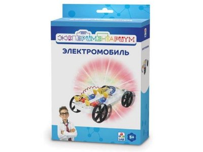 Набор для опытов и экспериментов 1Toy Экспериментариум, Электромобиль 1-00228874_1