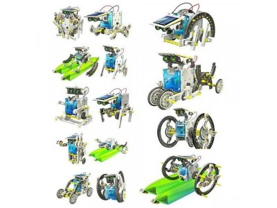 Набор для опытов и экспериментов 1Toy Экспериментариум, Робот на солнечной батарее (13 в 1) 1-00228970_3