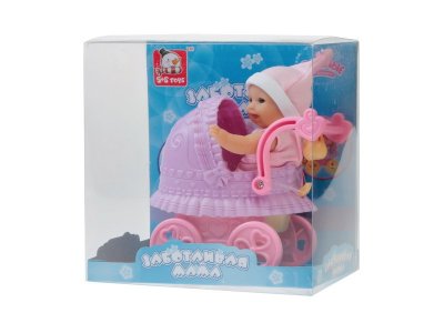 Пупс S+S Toys, Заботливая мама, в коляске 7 см 1-00218478_3