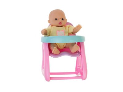 Пупс S+S Toys, Заботливая мама, на стульчике 7 см 1-00224302_1