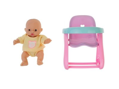Пупс S+S Toys, Заботливая мама, на стульчике 7 см 1-00224302_2