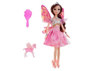 Кукла S+S Toys, Фея пластиковая, в комплекте с расческой и мини-пони с крыльями 1-00228108_2