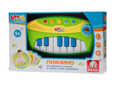 Игрушка S+S Toys, Bambini Пианино развивающее, со световыми и звуковыми эффектами 1-00228110_4