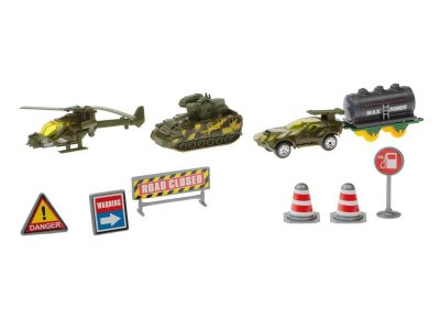Набор S+S Toys, Военная техника с вертолетом 1-00228112_1