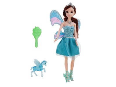 Кукла S+S Toys, Фея пластиковая, в комплекте с расческой и мини-пони с крыльями 1-00228849_2