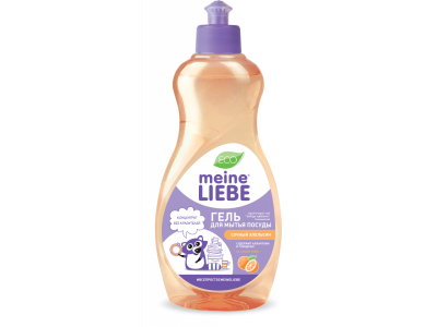 Гель Meine Liebe для мытья посуды Сочный апельсин, концентрат, 500 мл 1-00232597_1