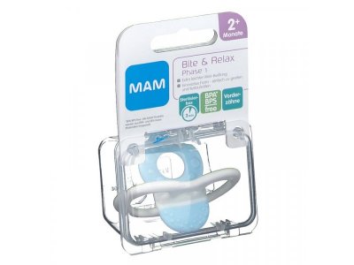 Мини-прорезыватель MAM Bite&Relax Phase 1 для передних зубов с контейнером д/стерилизации 1-00232372_2