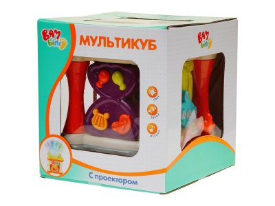 Игрушка развивающая S+S Toys, Bambini Куб музыкальный с проектором, светящимися элементами 1-00218682_6