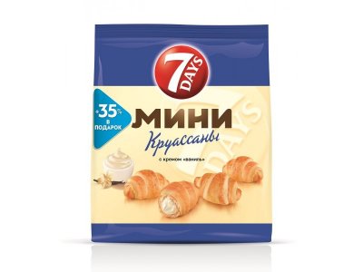 Мини круассаны 7Days c кремом ваниль 300 г 1-00233952_1