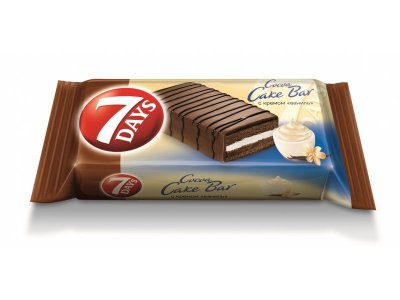 Пирожное бисквитное 7Days Cake Bar глазированное с кремом ваниль 35 г 1-00233963_1