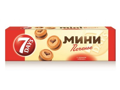 Мини печенье 7Days с кремом какао 100 г 1-00233966_1