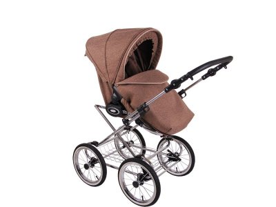 Коляска 2 в 1 Lonex Classic Retro Len (натур. Ротанг) 1-00234136_4