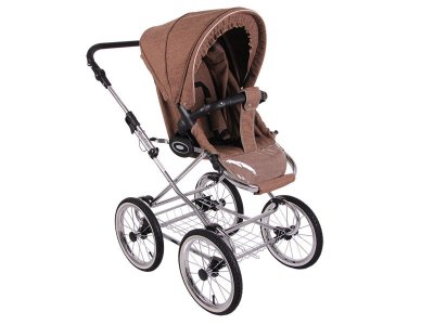 Коляска 2 в 1 Lonex Classic Retro Len (натур. Ротанг) 1-00234136_7