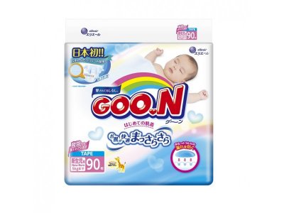 Подгузники Goon Newborn, 0-5 кг, 90 шт. 1-00005899_2