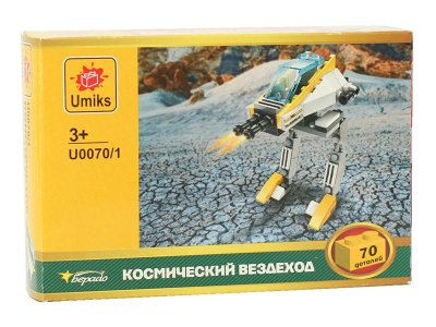 Конструктор Umiks Космический вездеход, 70 дет. 1-00235228_1
