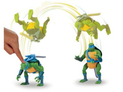 Фигурка интерактивная Черепашки-ниндзя, серия ROTMNT Леонардо ниндзя-атака, 15 см 1-00235345_4