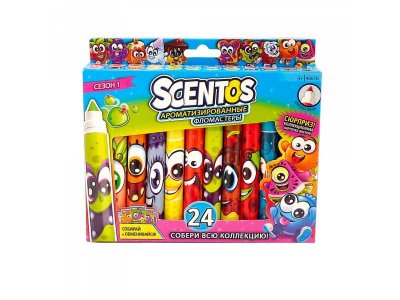 Фломастеры Scentos, ароматизированные 24 шт. 1-00235799_1