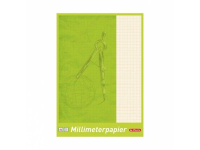 Бумага Herlitz Миллиметровка, А4, 80g/m², 25 л. 1-00236446_1